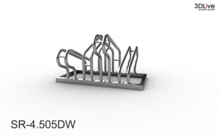 Stojak na 4 rowery, model SR-4.505DW.