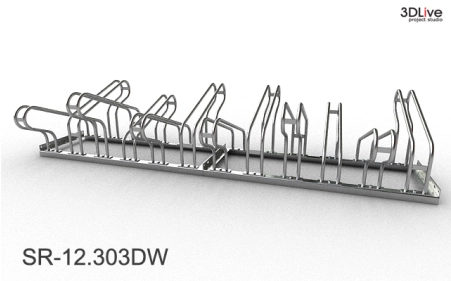 Stojak na 12 rowerów, model SR-12.303DW.