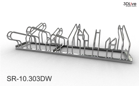 Stojak na 10 rowerów, model SR-10.303DW.