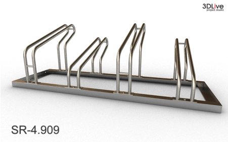 Stojak na 4 rowery, model SR-4.909.