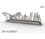 Stojak na 10 rowerów, model SR-10.909DW.