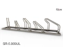 Stojak na 5 rowerów, model SR-5.909UL(WW) - Wysoki z lewej, Wysoki z prawej.