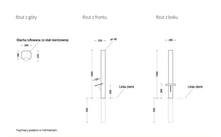 Podpora rowerowa PODP.ROW.-02.01