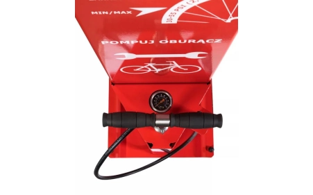 Stacja ładowania i naprawy rowerów SŁNR-1.1.07 Lion Box stal nierdzewna AISI 304 malowana proszkowo RAL