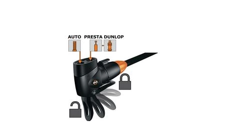 Stacja ładowania i naprawy rowerów SŁNR-1.1.07, 4 gniazda Schuko 250V, stal nierdzewna AISI 304 malowana proszkowo RAL