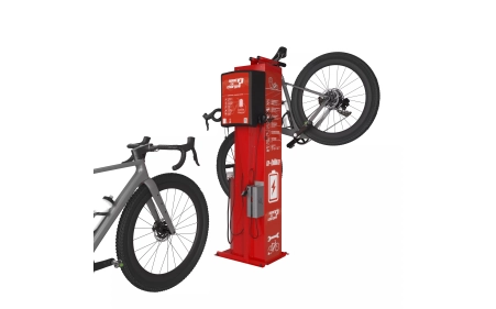 Stacja ładowania i naprawy rowerów SŁNR-1.1.07 Lion Box stal ocynkowana galwanicznie malowana proszkowo RAL