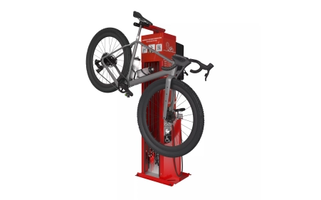 Stacja ładowania i naprawy rowerów SŁNR-1.1.07 Lion Box stal ocynkowana galwanicznie malowana proszkowo RAL