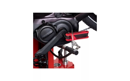 Stacja ładowania i naprawy rowerów SŁNR-1.1.08, 4 gniazda Schuko 250V, stal ocynkowana galwanicznie malowana proszkowo RAL