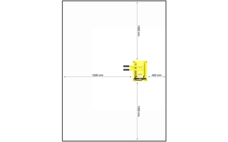 Stacja ładowania i naprawy rowerów SŁNR-1.1.08, 4 gniazda Schuko 250V, stal ocynkowana galwanicznie malowana proszkowo RAL