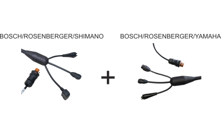 Stacja/moduł SMŁR-58.040 LiON BOX z 2 kablami posiadającymi po 4 różne wtyczki z systemem ładowania 36V (4A), 1 x gniazdo Schuko 230V, bez stojaka