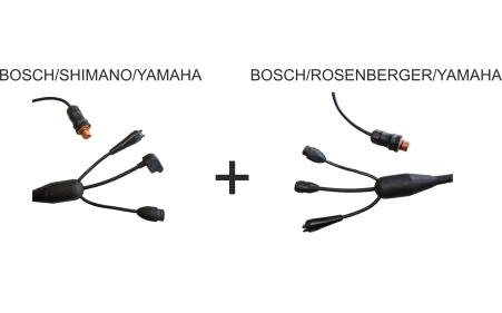 Stacja/moduł SMŁR-58.040 LiON BOX z 2 kablami posiadającymi po 4 różne wtyczki z systemem ładowania 36V (4A), 1 x gniazdo Schuko 230V, bez stojaka