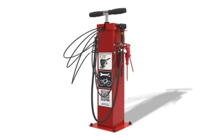 Stacja naprawy rowerów SNR-1.1.06 stal ocynkowana galwanicznie malowana proszkowo lub termoplastycznie RAL