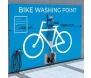 Samoobsługowy punkt mycia rowerów SPMR-1.1.01 stal ocynkowana malowana proszkowo lub termoplastycznie RAL