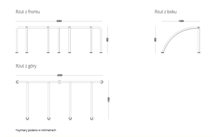 Stojak rowerowy SR-01.09