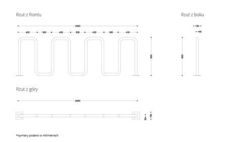 Stojak rowerowy SR-01.13