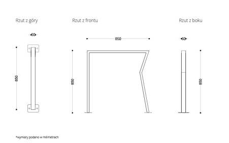 Stojak rowerowy SR-01.26
