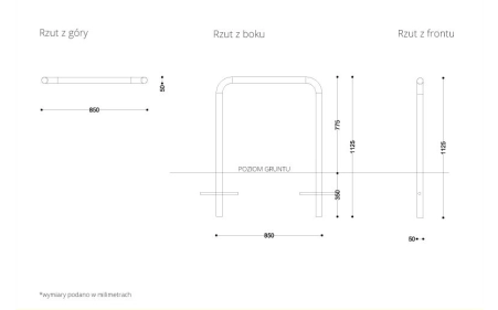 Stojak rowerowy SRP-01.01
