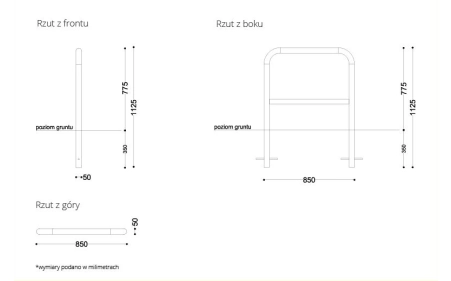 Stojak rowerowy SRP-01.01